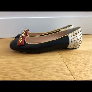 Gucci Studded leather ballet flat Size 38.5